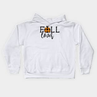 Fall Lover Autumn Pumpkin Kids Hoodie